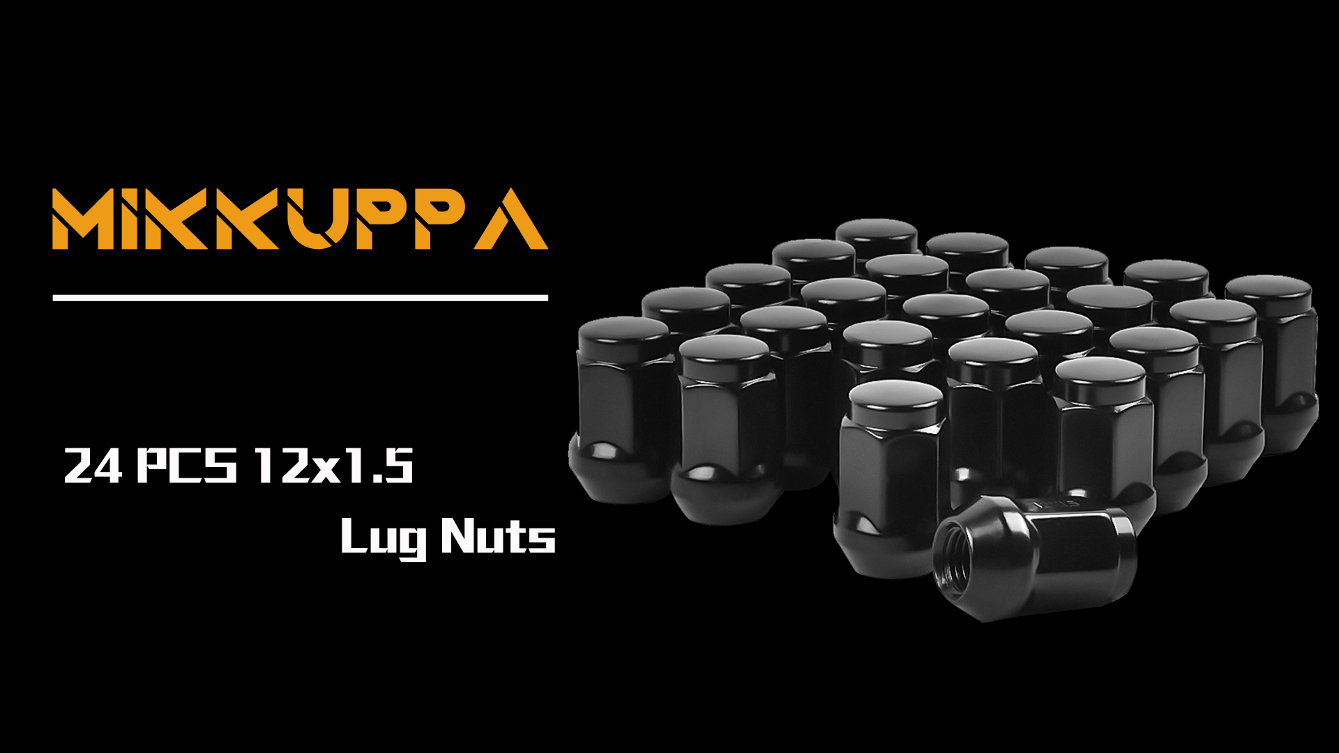 Amazon.com: MIKKUPPA 24pcs M12x1.5 Lug Nuts - 3/4